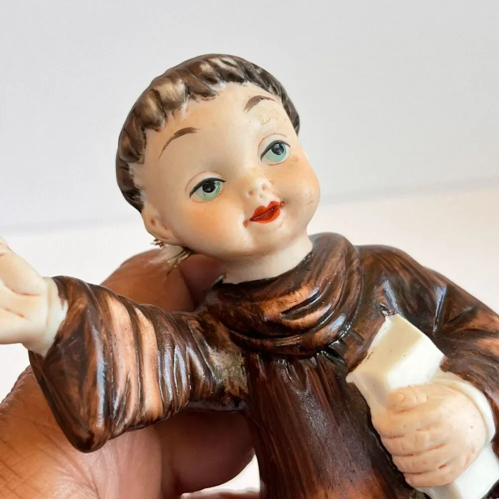 Vintage Monk or Friar Bell Porcelain Enesco?